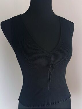 Aritzia Wilfred Agostino Top – Black SIZE M